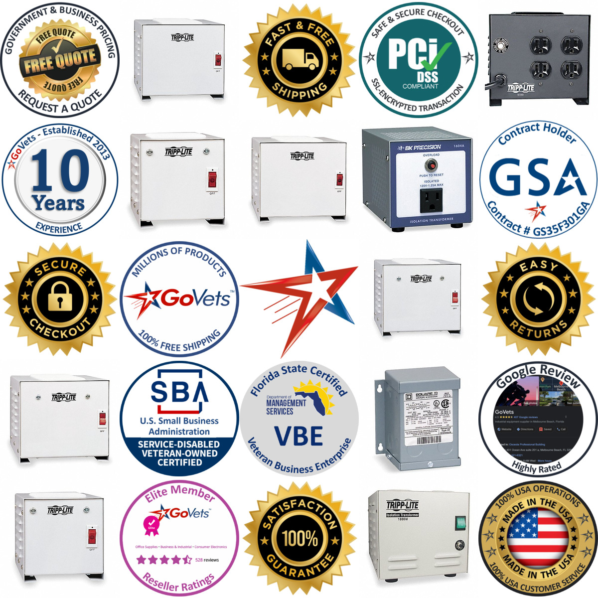 A selection of Isolation Transformers products on GoVets