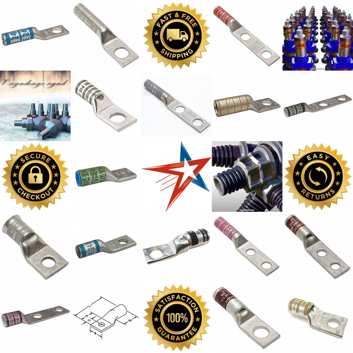 A selection of Compression Lugs products on GoVets