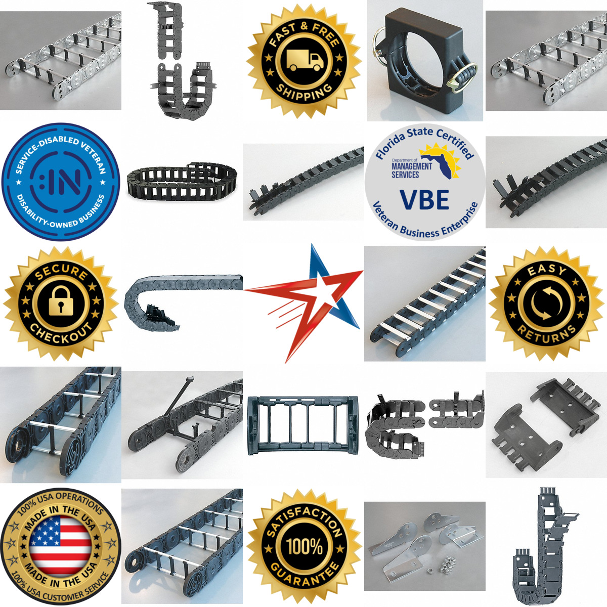A selection of Cable Hose Carrier Systems products on GoVets