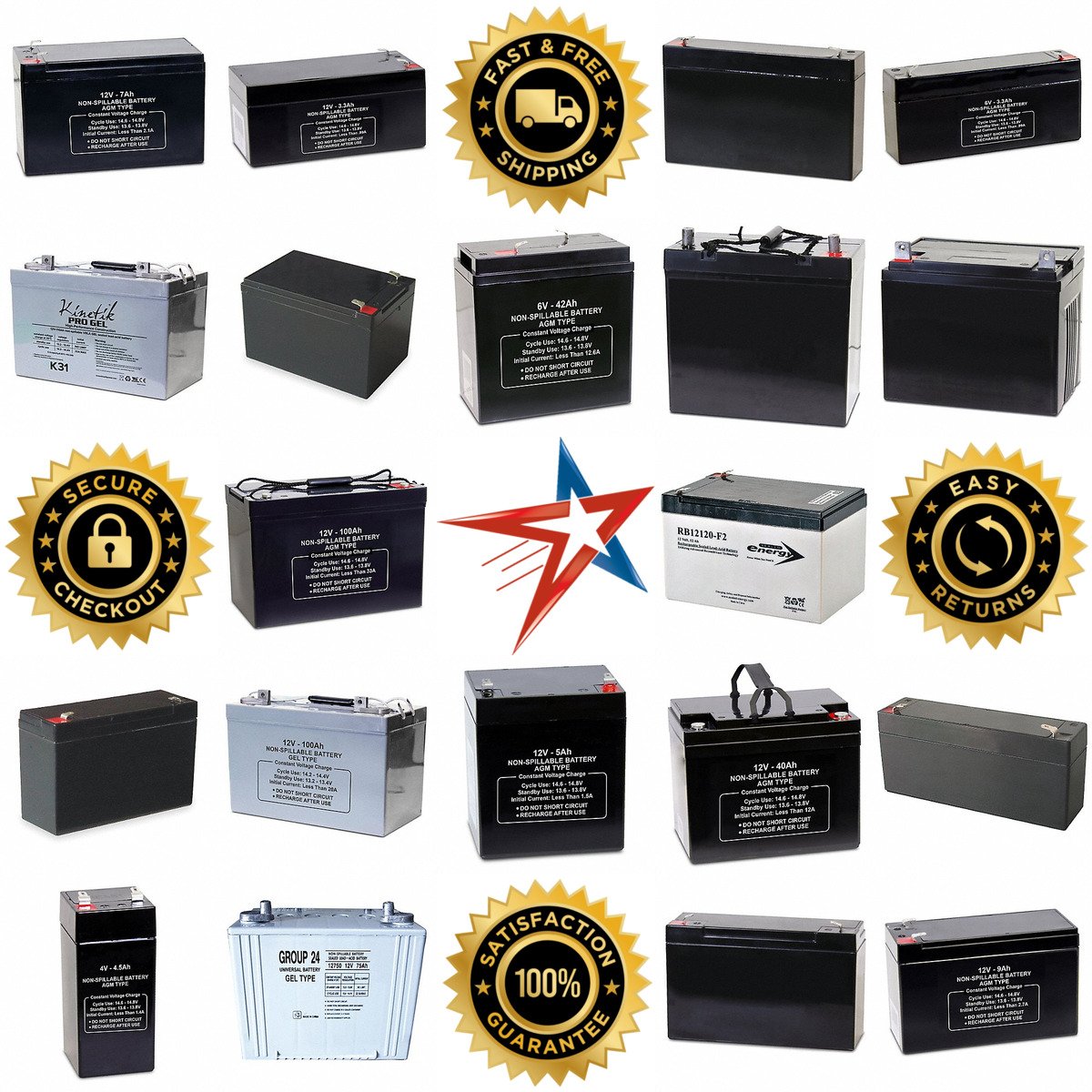 A selection of Sealed Lead Acid Batteries products on GoVets