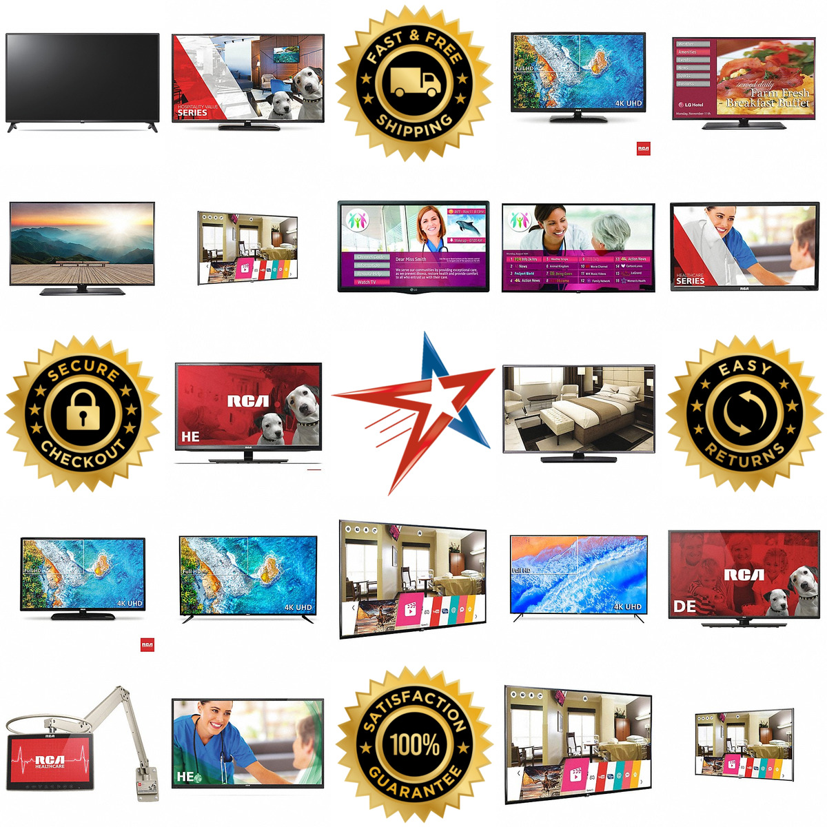 A selection of hd Televisions products on GoVets