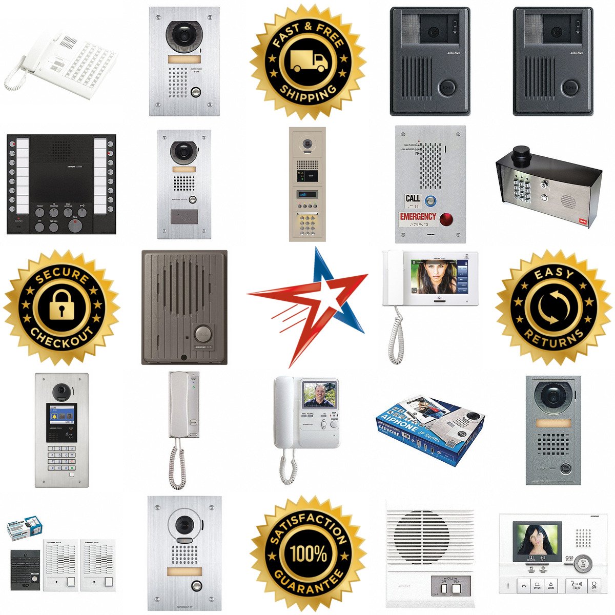 A selection of Wired Intercom Systems products on GoVets