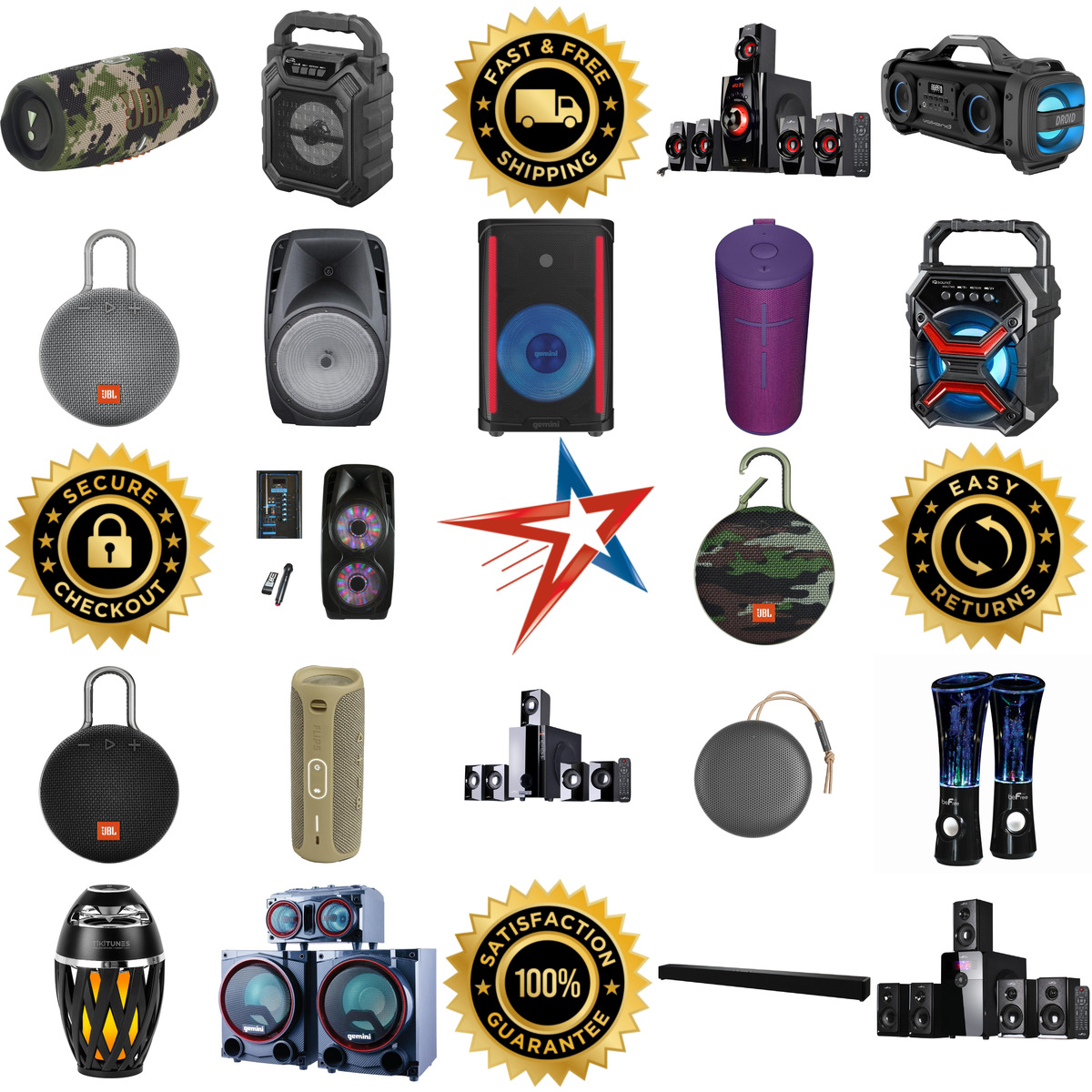 A selection of Wireless and Bluetooth Speakers products on GoVets