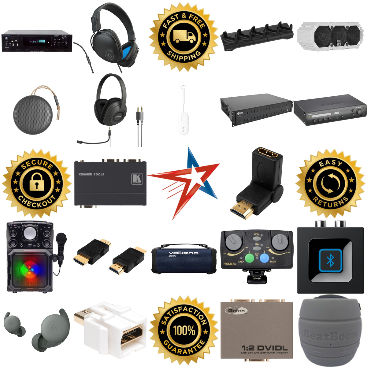 A selection of Audio products on GoVets