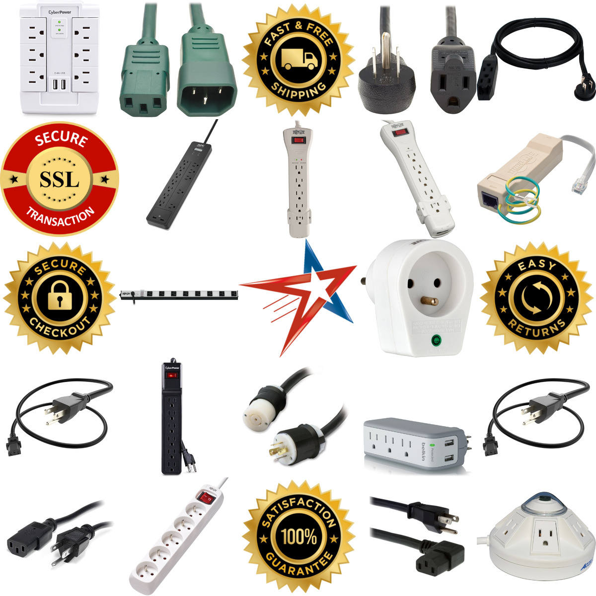 Millions of Products A selection of Power and Surge Protectors products on GoVets