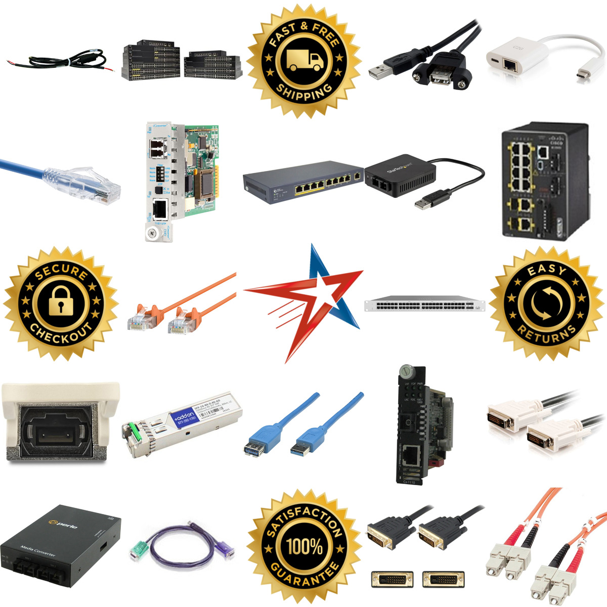 A selection of Networking and Cables products on GoVets