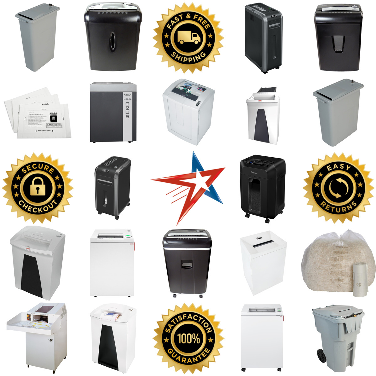 A selection of Shredders products on GoVets