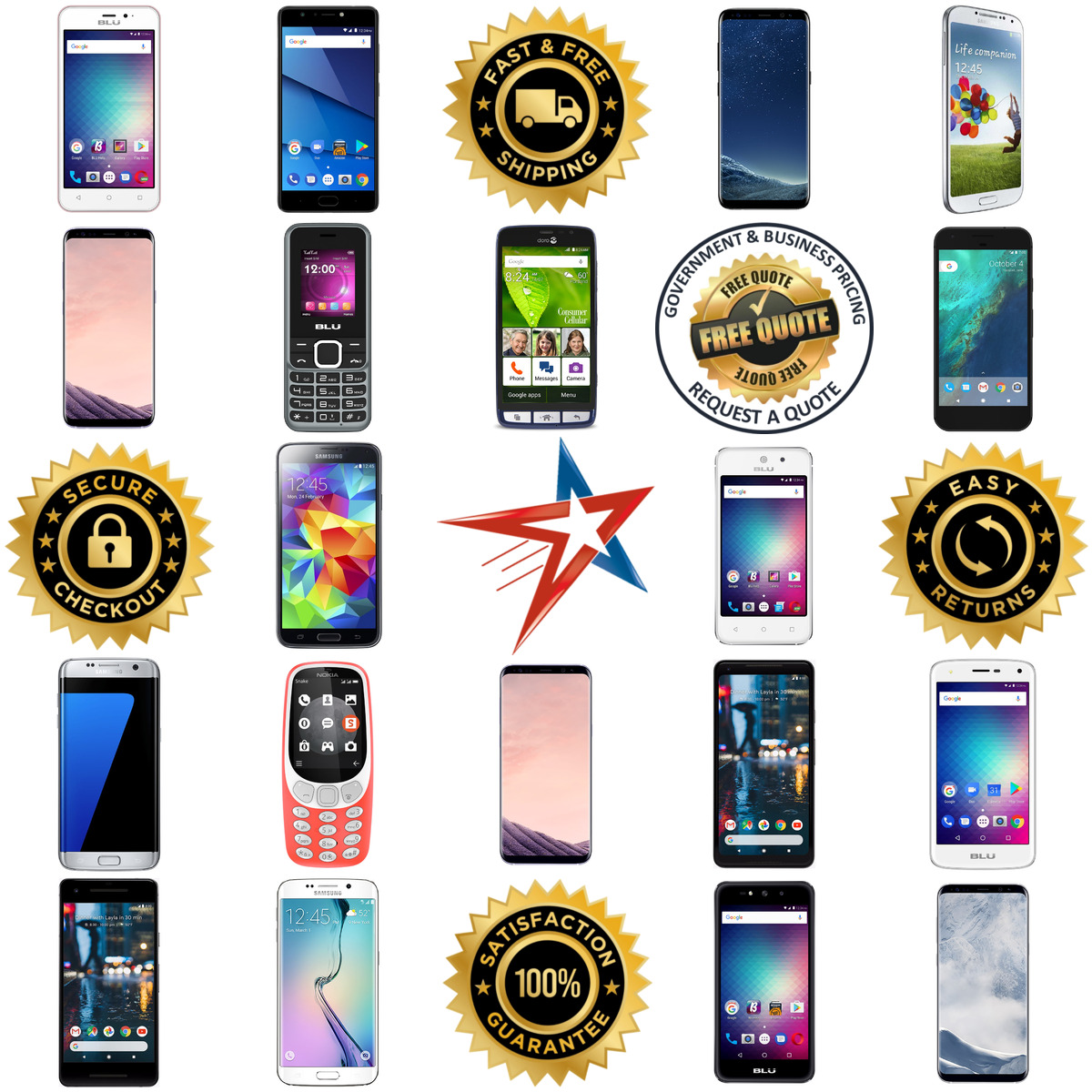 A selection of Cell Phones products on GoVets