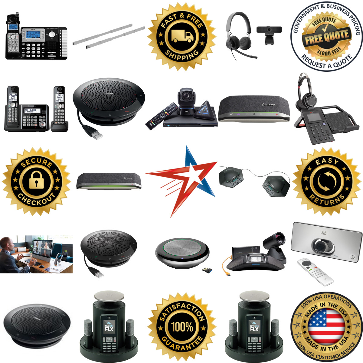 Millions of Products A selection of Conferencing products on GoVets