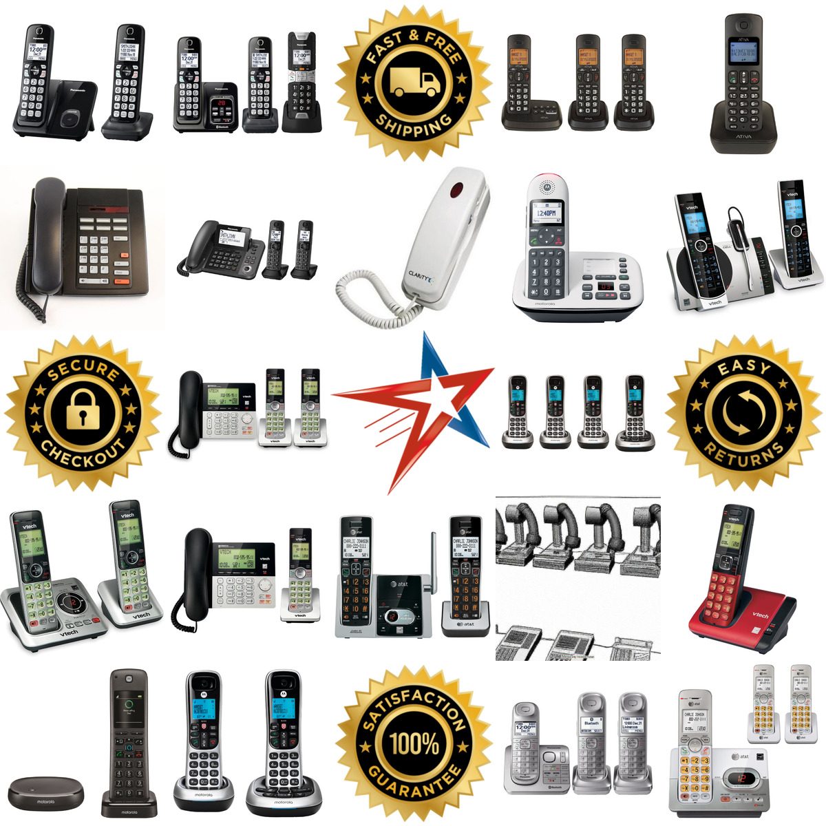 A selection of Single Line Phones products on GoVets