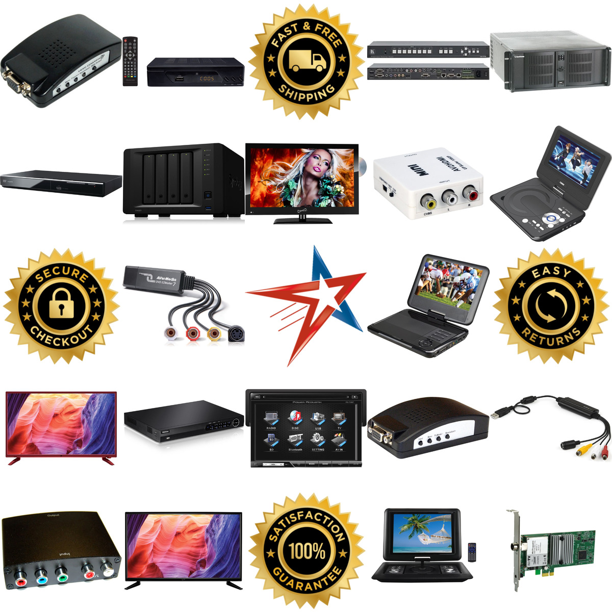 Millions of Products A selection of Video Equipment products on GoVets
