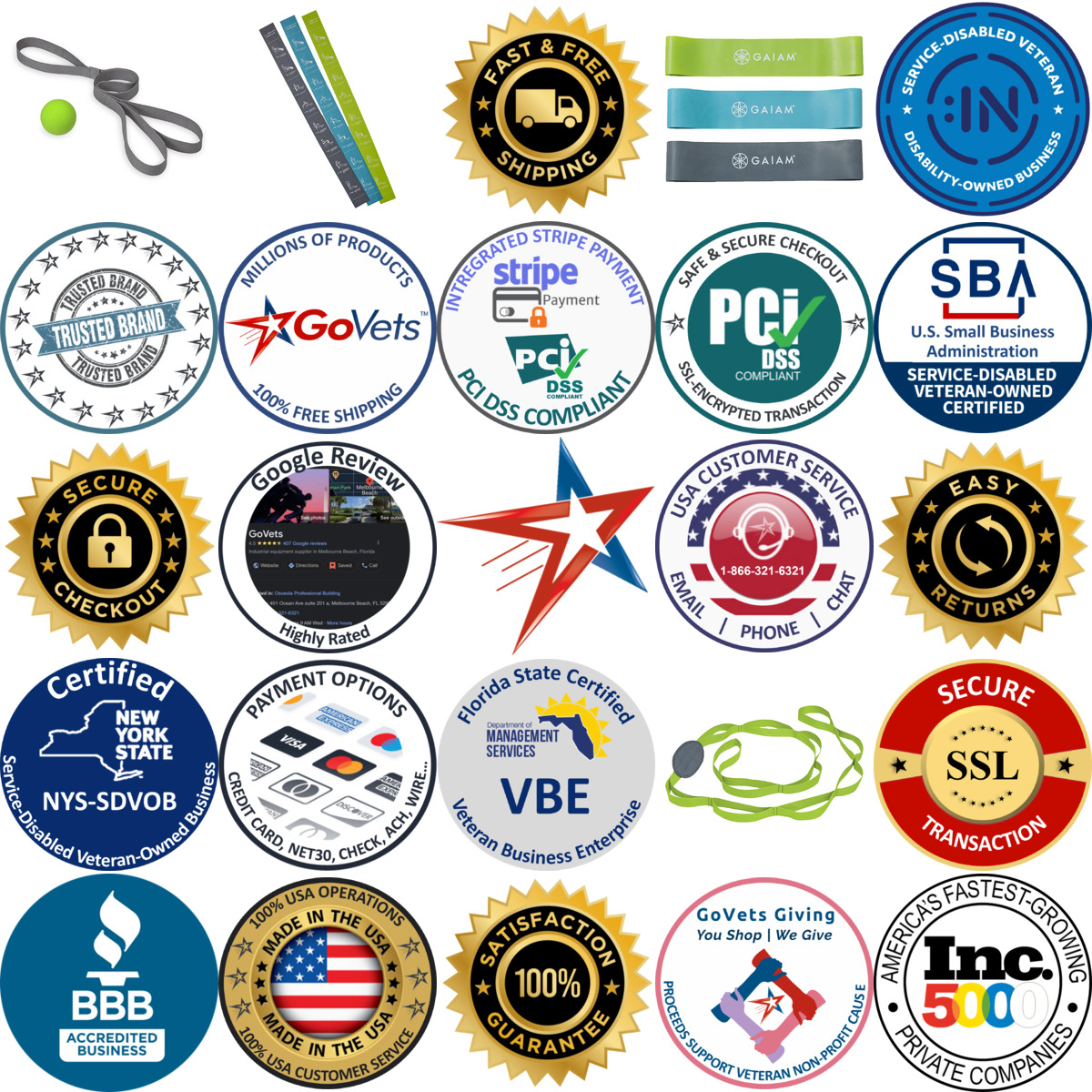 A selection of Fitness Bands products on GoVets