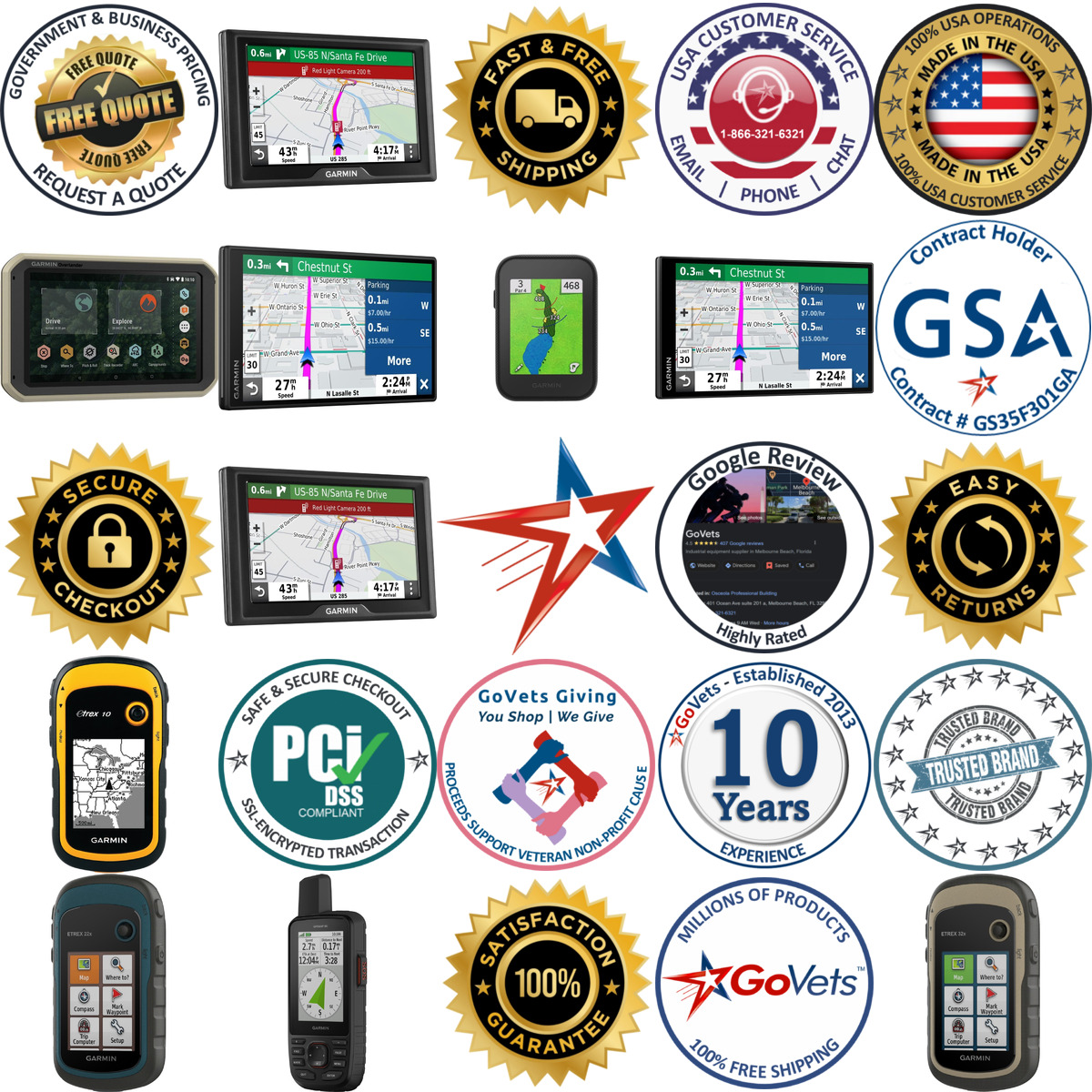 Millions of Products A selection of Portable Gps products on GoVets
