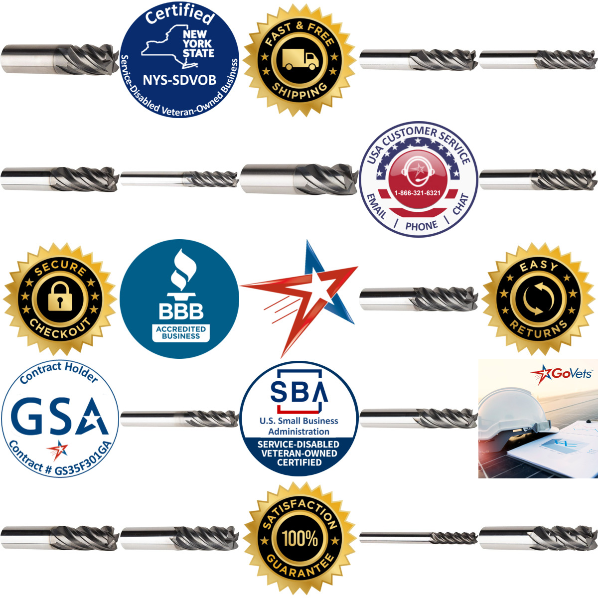 A selection of American Tool Service products on GoVets