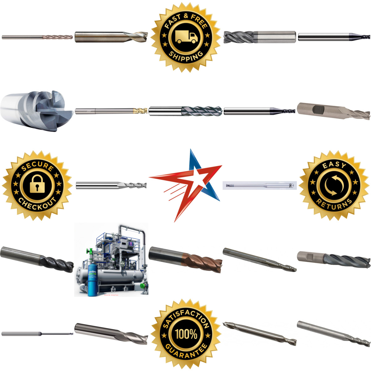 A selection of End Mills products on GoVets