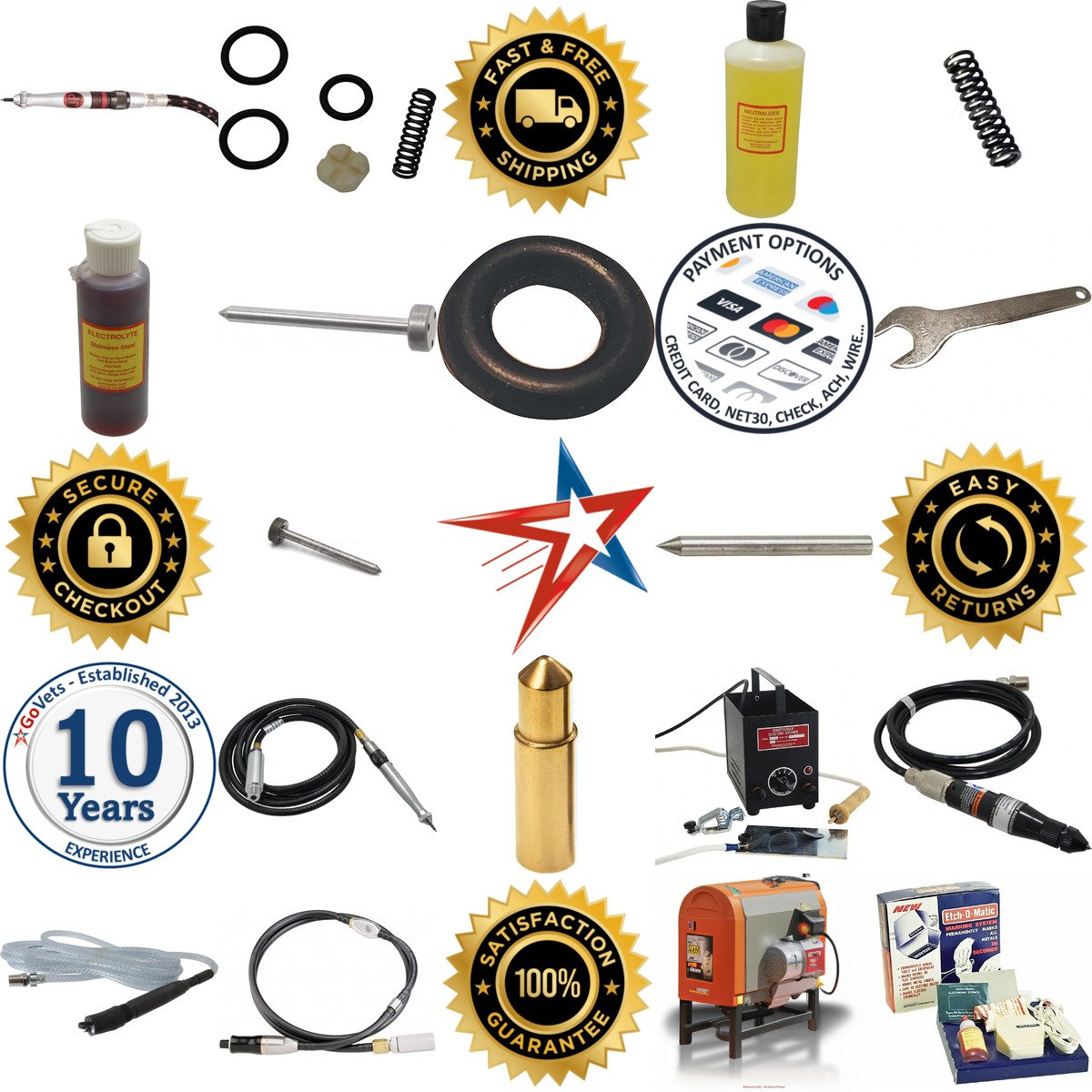 A selection of Etchers Engravers and Accessories products on GoVets