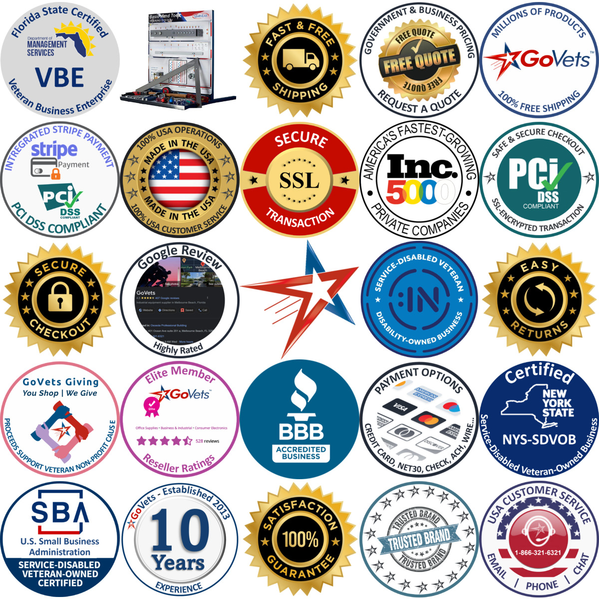 A selection of Learnlab products on GoVets