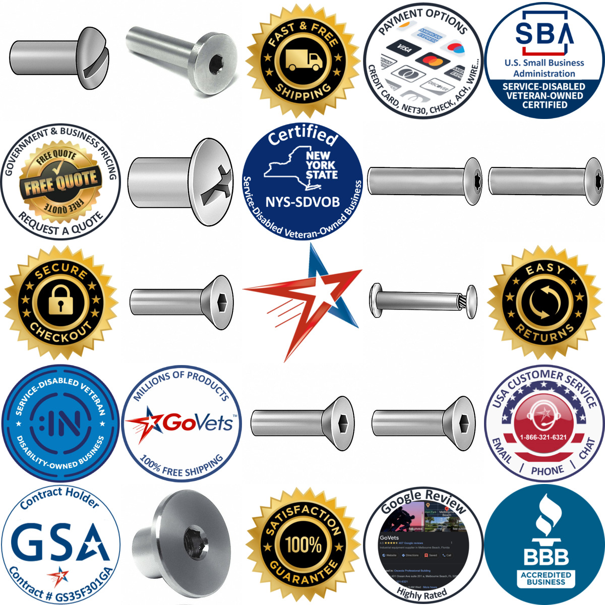 A selection of Binding Barrels products on GoVets