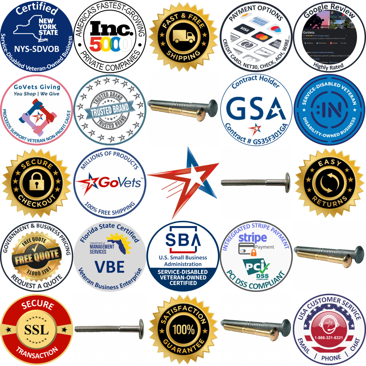 A selection of Lock Bolts products on GoVets