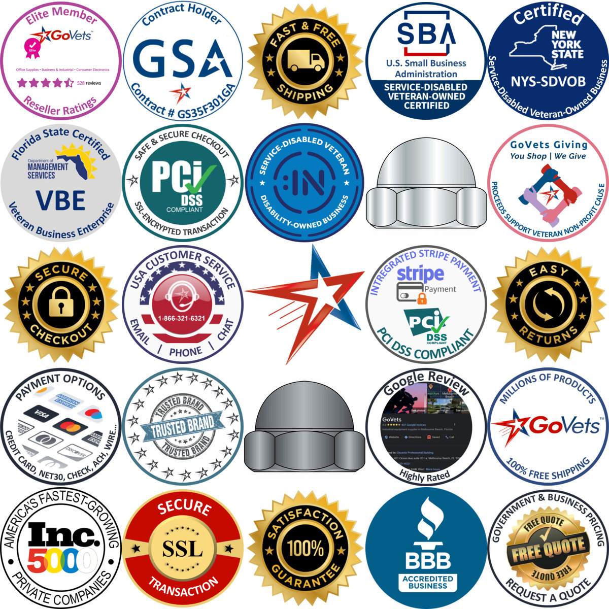 Millions of Products A selection of Acorn Nuts products on GoVets