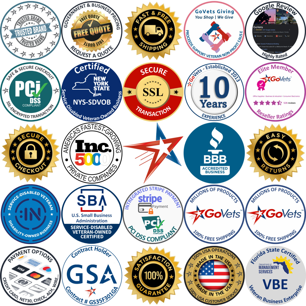 Millions of Products A selection of Spacers products on GoVets