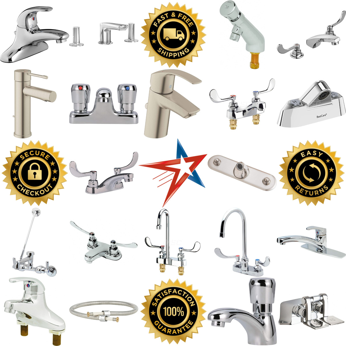 A selection of Lavatory Faucets products on GoVets