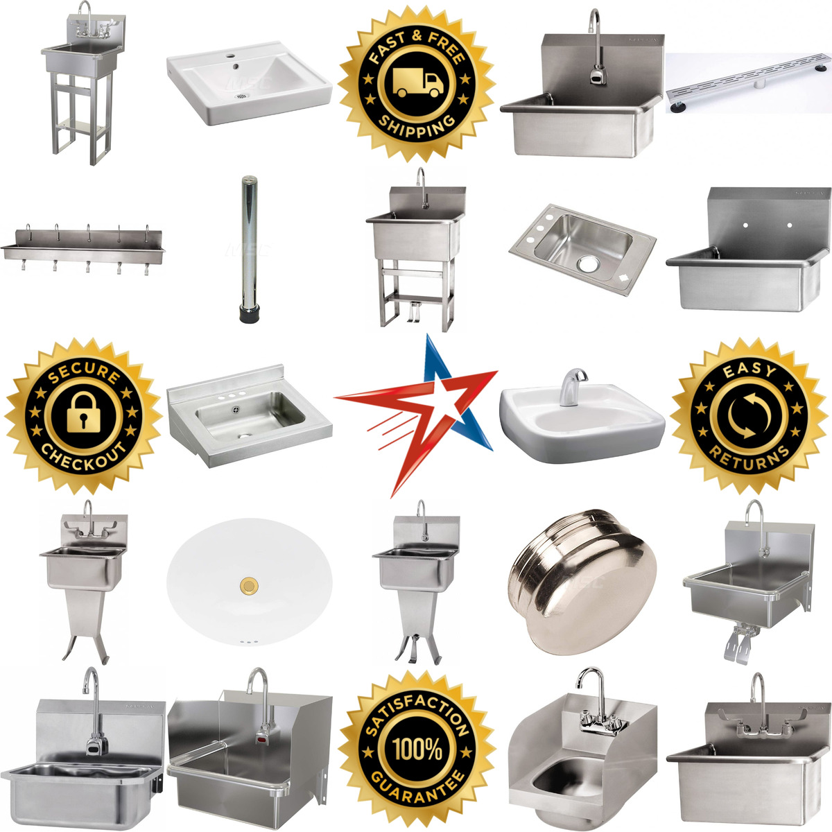 A selection of Sinks and Sink Repair Parts products on GoVets
