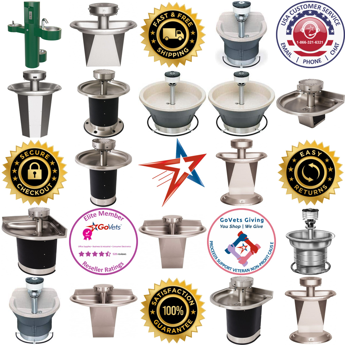 A selection of Wash Fountains products on GoVets