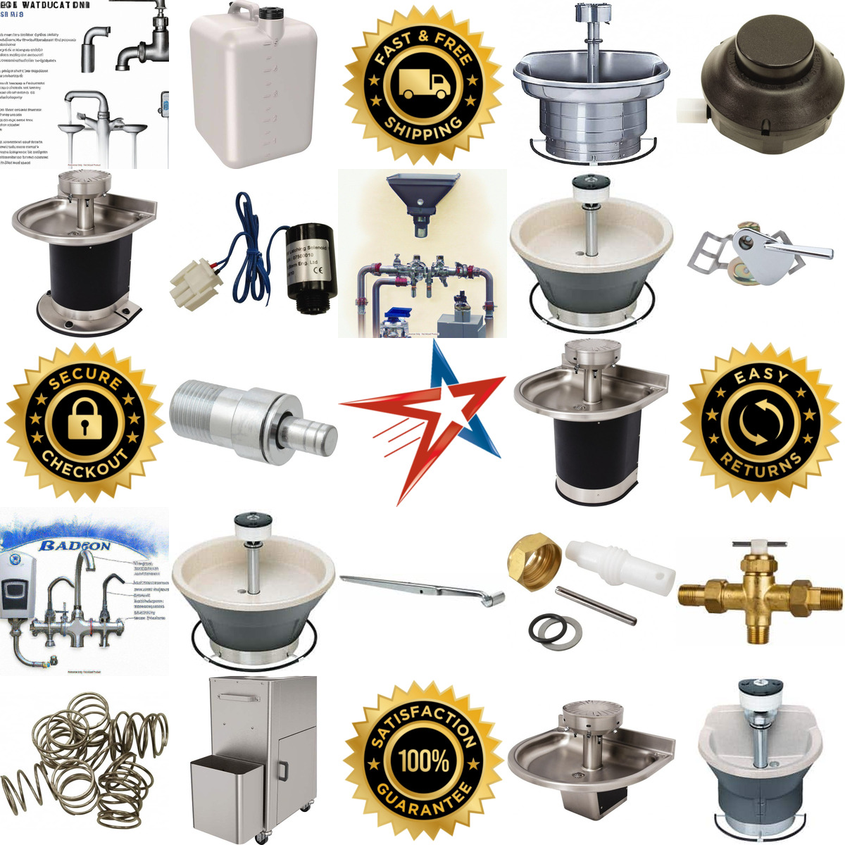 A selection of Wash Fountains and Accessories products on GoVets
