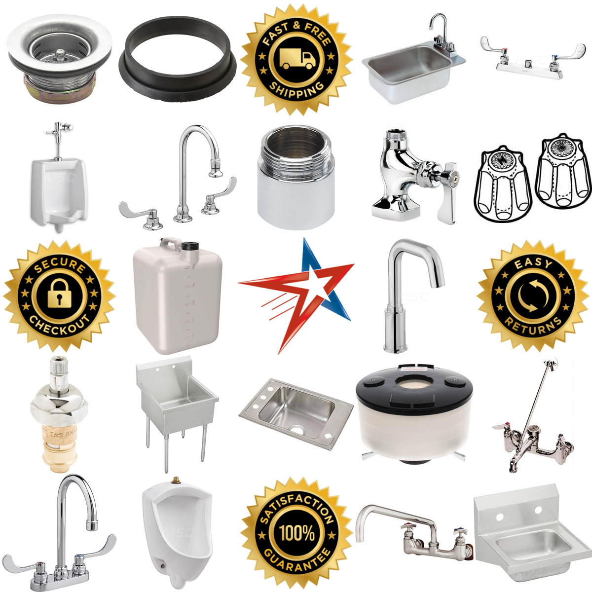 A selection of Faucets Sinks and Bathrooms products on GoVets