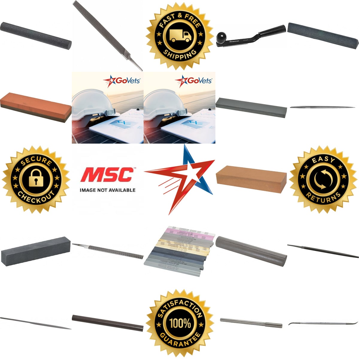 A selection of Files Sticks and Stones products on GoVets