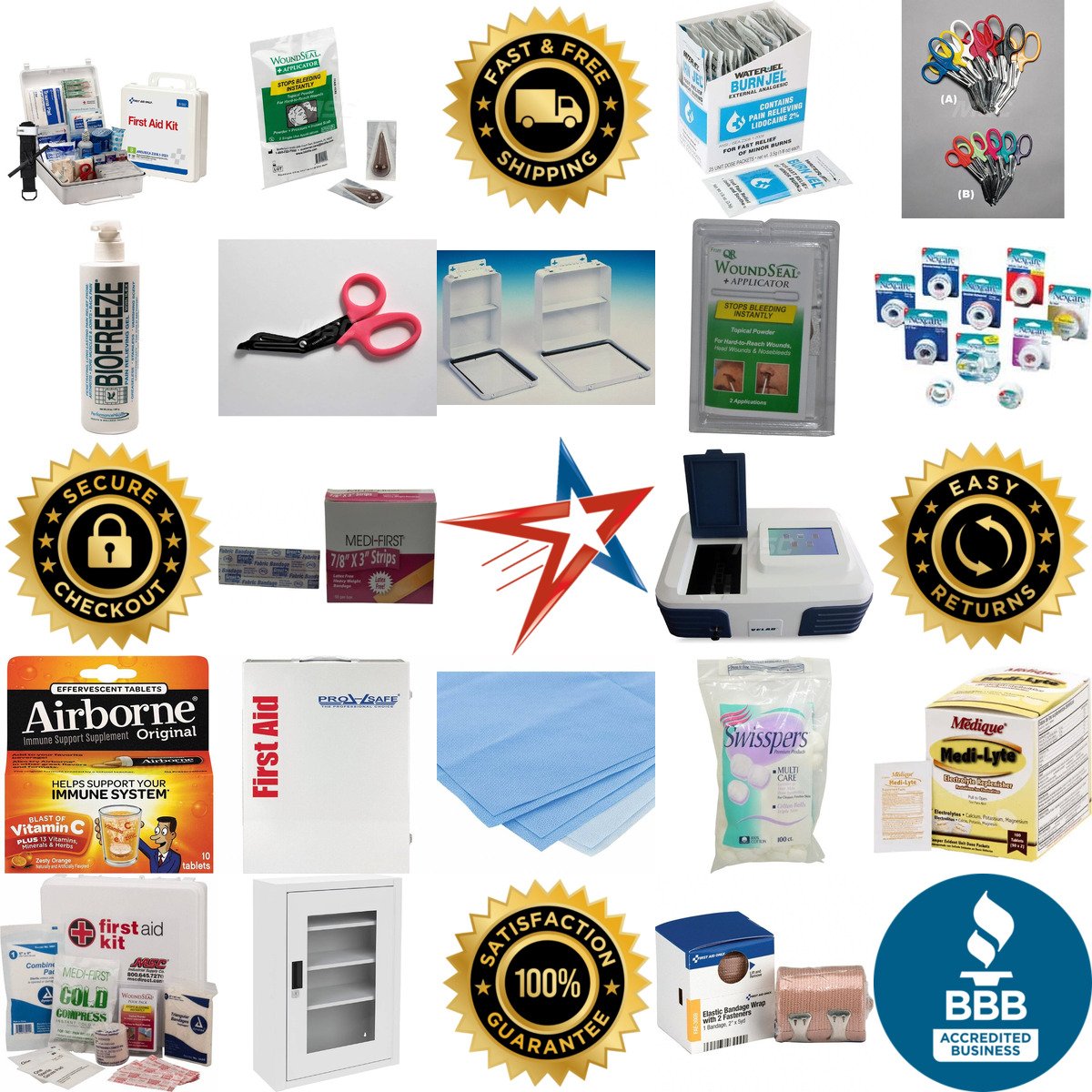 A selection of First Aid Kits and Supplies products on GoVets