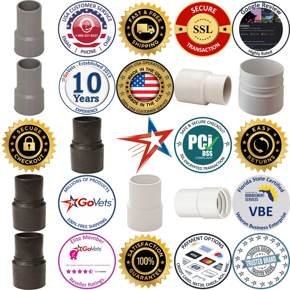 A selection of Hose Cuffs products on GoVets