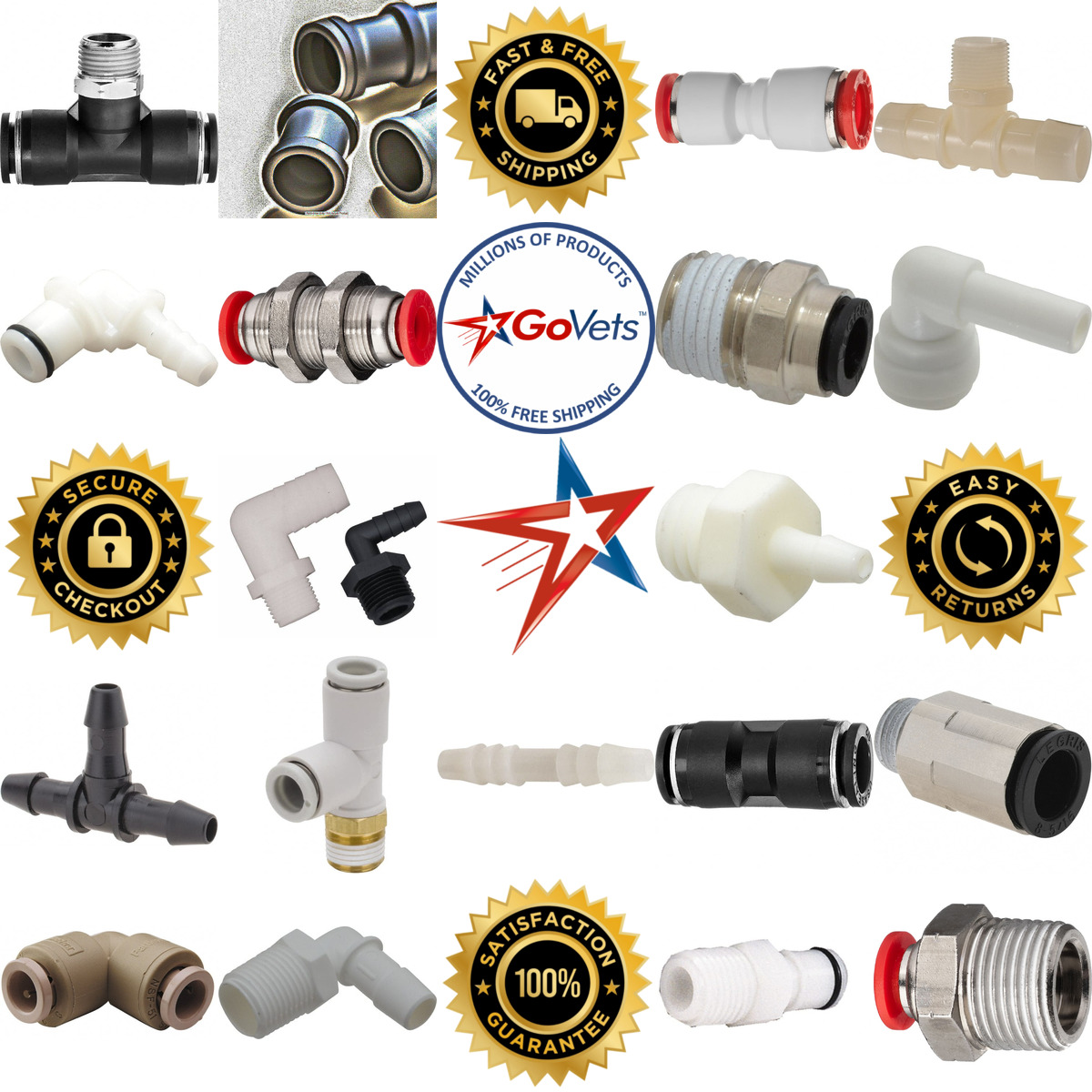 A selection of Plastic Tube Fittings products on GoVets