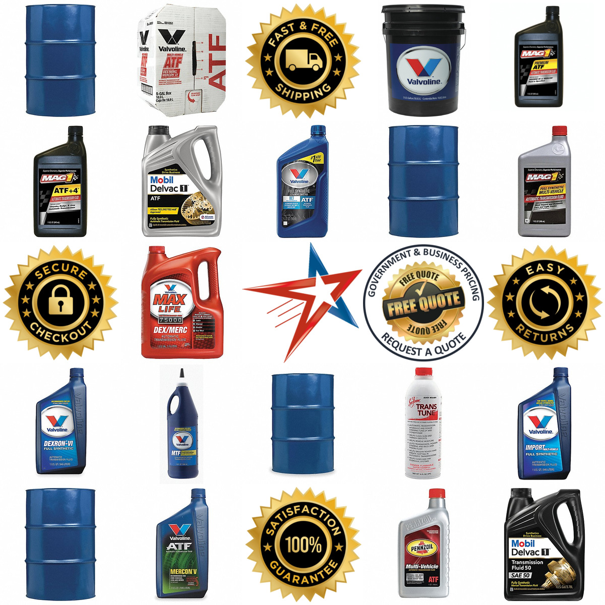 A selection of Transmission Fluid products on GoVets