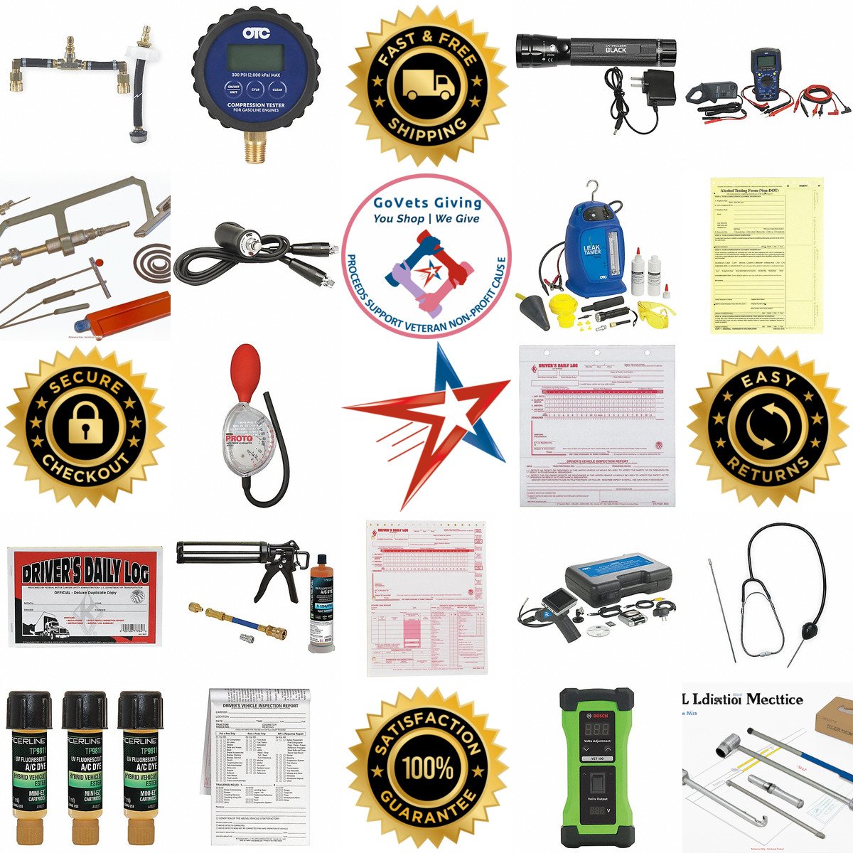 A selection of Automotive Diagnostics and Inspection products on GoVets