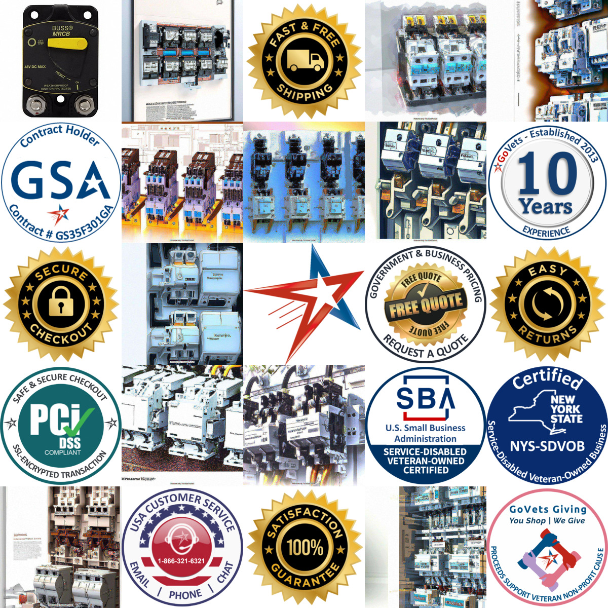 A selection of Automotive Circuit Breakers products on GoVets