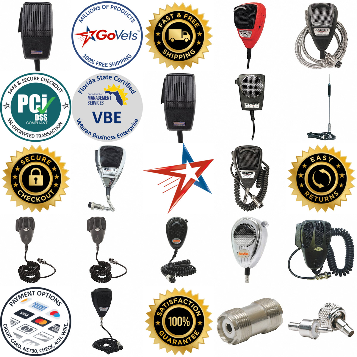 A selection of cb Radio Microphones products on GoVets