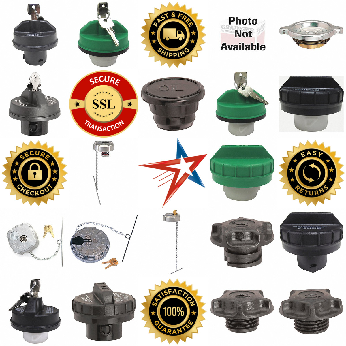 A selection of Fuel Oil and Gas Caps products on GoVets