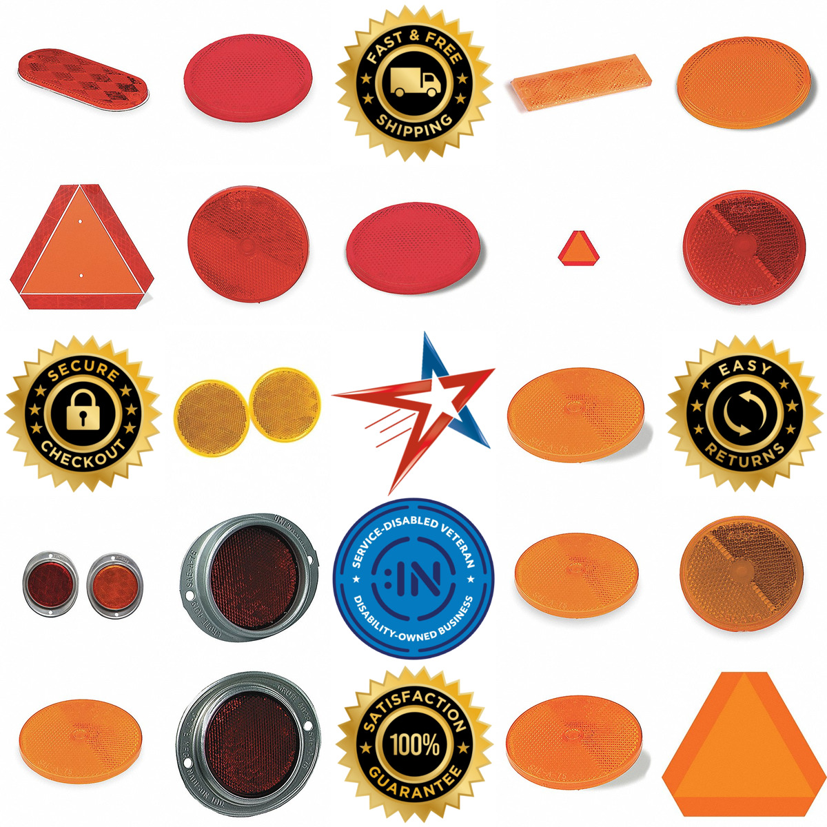 A selection of Reflectors products on GoVets