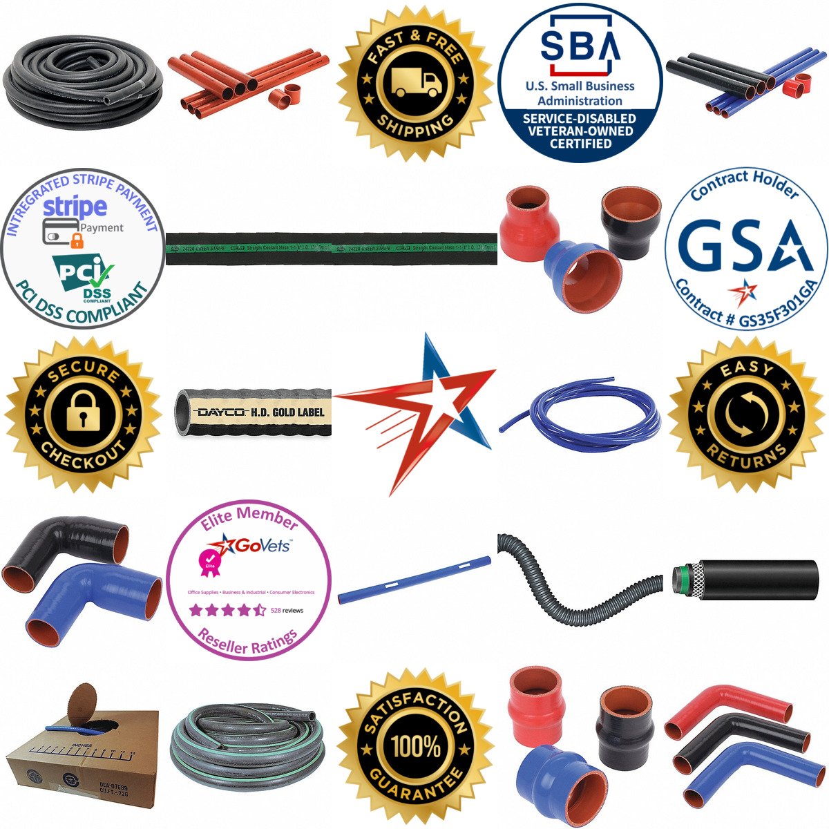 A selection of Automotive Hoses products on GoVets