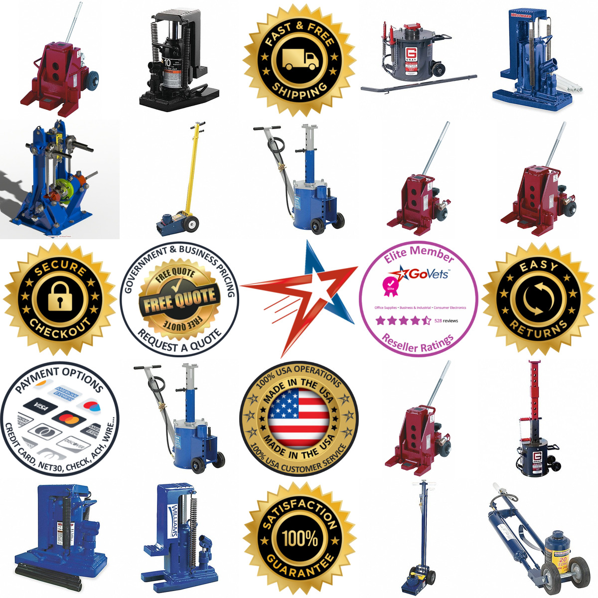 A selection of Axle Jacks and Truck Jacks products on GoVets
