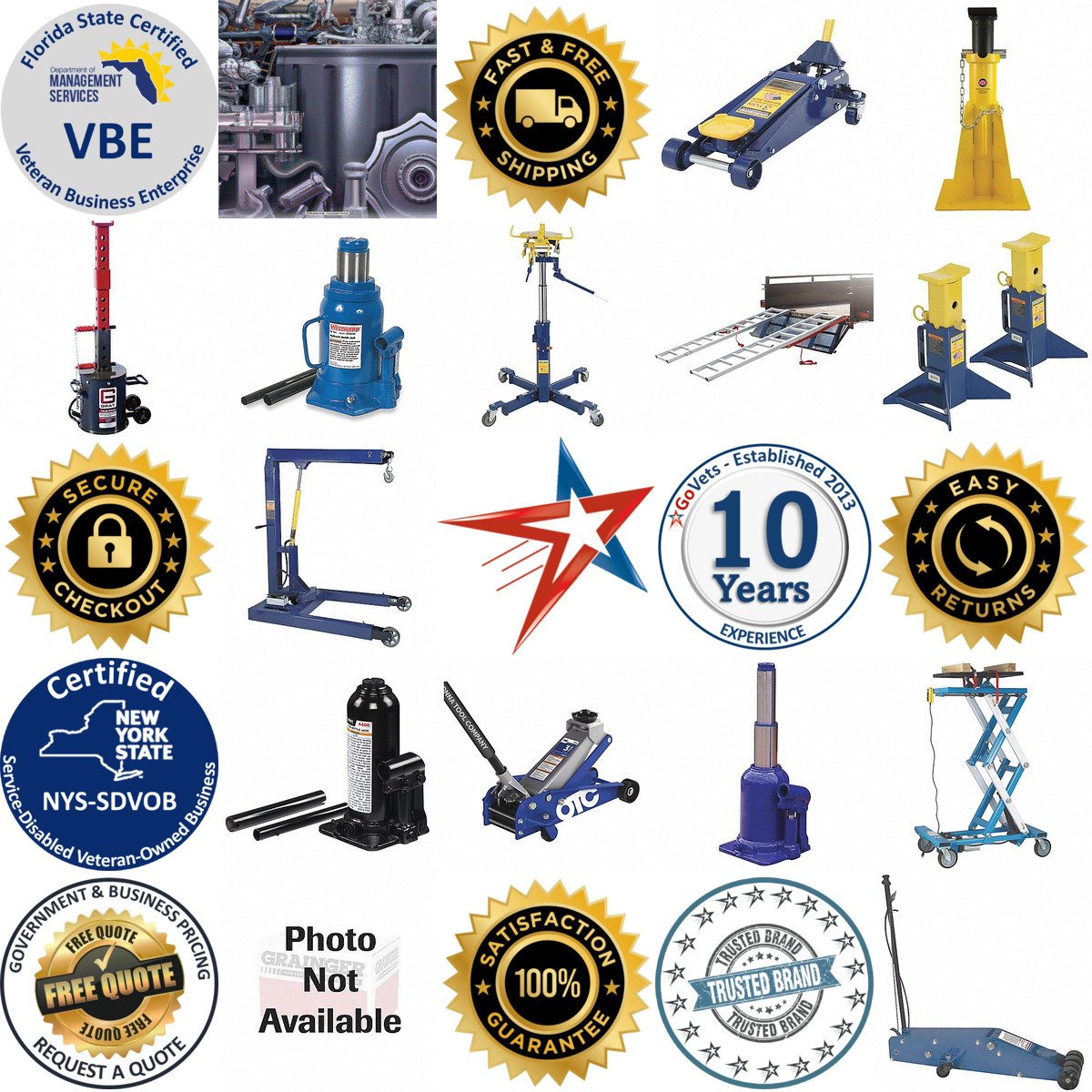 A selection of Automotive Lifting Tools products on GoVets
