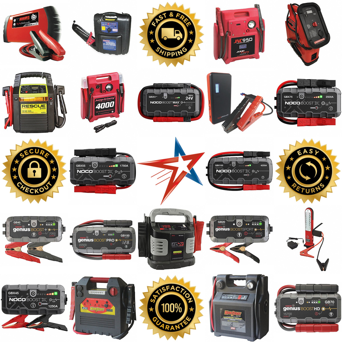 A selection of Portable Power and Jump Starters products on GoVets