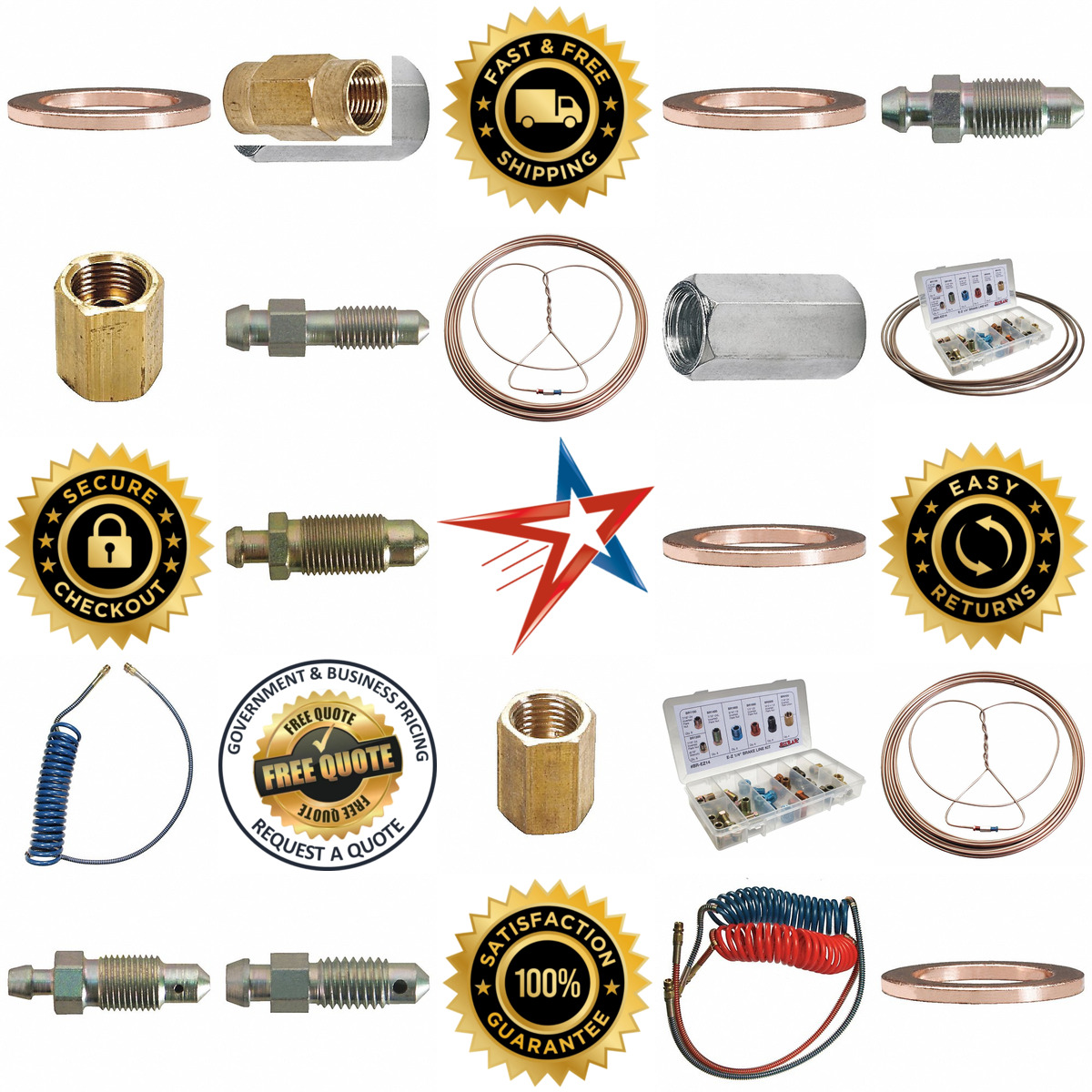 A selection of Brake Line Accessories products on GoVets