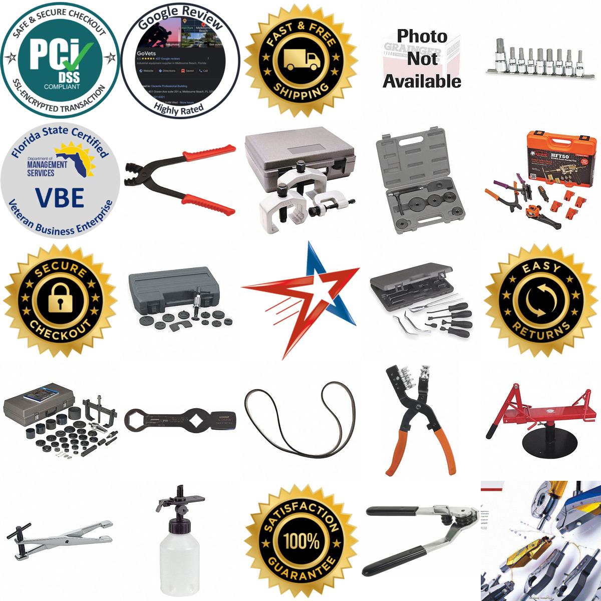 A selection of Brake Tools products on GoVets