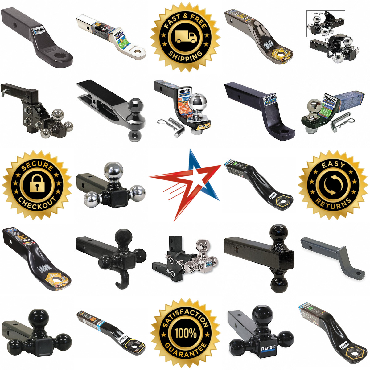 A selection of Trailer Ball Mounts products on GoVets