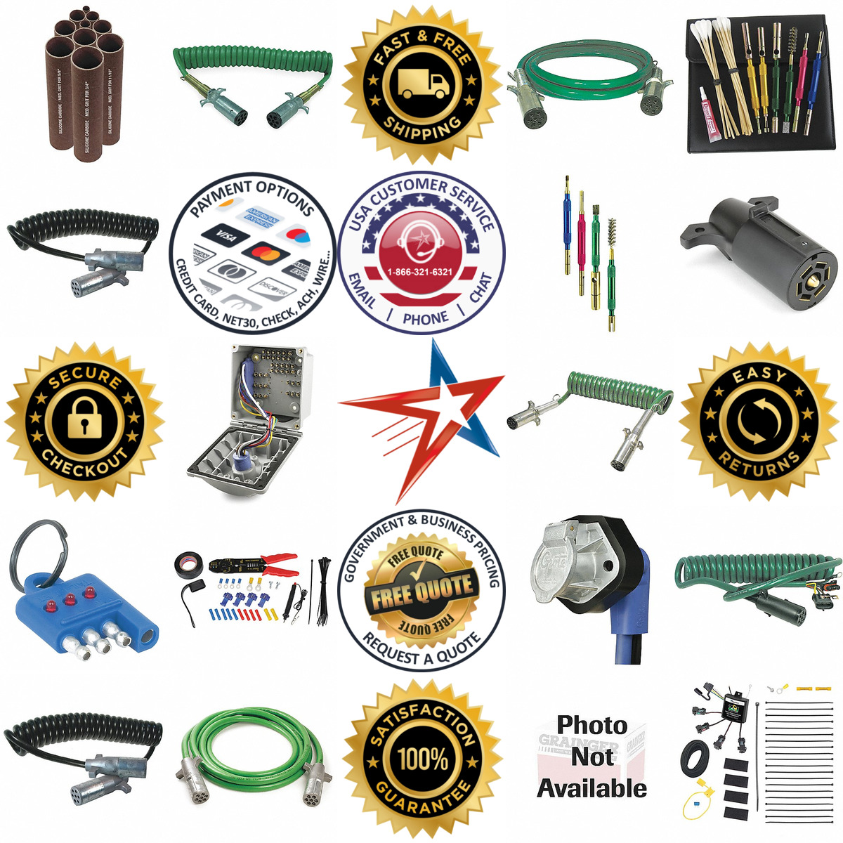 A selection of Trailer Wiring Accessories products on GoVets