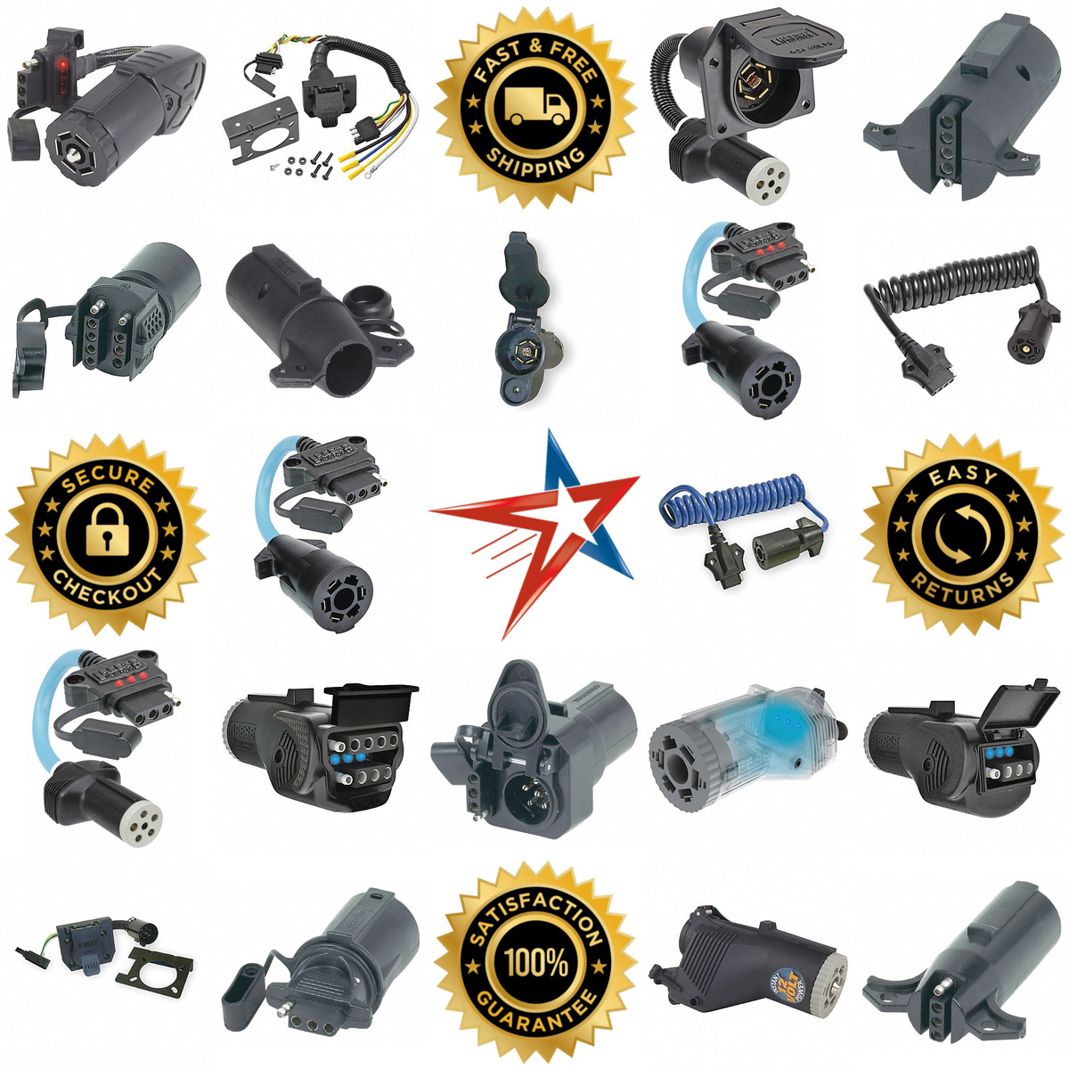 A selection of Trailer Wiring Adapters products on GoVets