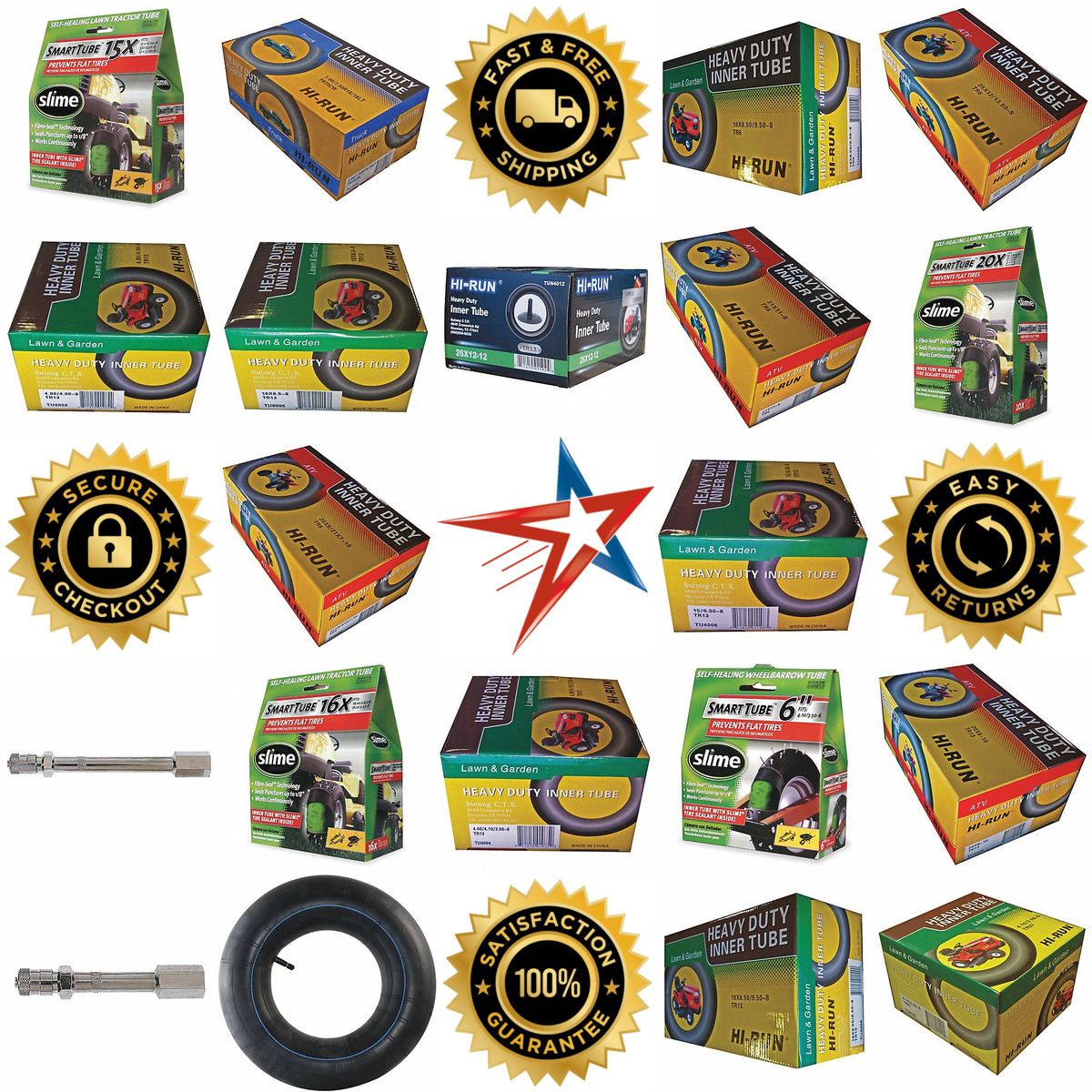 A selection of Inner Tubes and Reliners products on GoVets